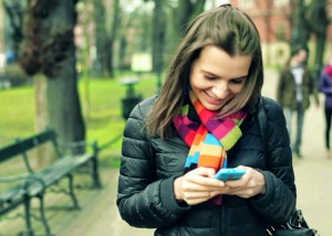 woman-using-smartphone