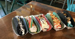 Tacos de helado