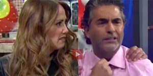 Así fue el pleito entre Andrea Legarreta y Raúl Araiza en pleno programa en vivo