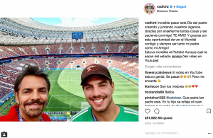 Eugenio Derbez y su hijo, Vadhir, fueron al mundial en Rusia con toda la actitud para hacer reír a la gente, pero han cumplido retos que nadie imaginaba.