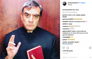 Héctor Sandarti ha dado a conocer una noticia a través de sus redes sociales y con un emotivo mensaje puso muy tristes a sus seguidores.