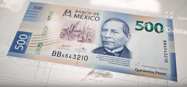 billete de 500 pesos