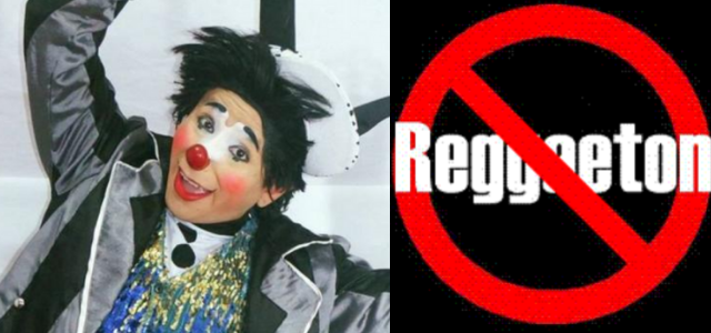 Payaso lanza campaña anti reggaetón en redes sociales