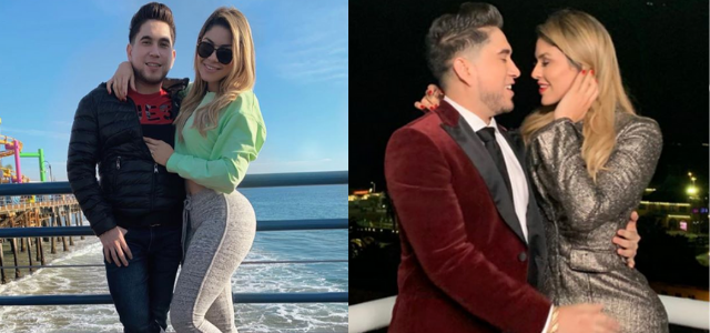 El Bebeto y su novia presumen su anillo de matrimonio