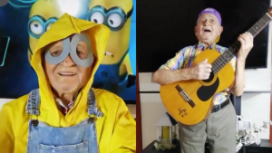 El famoso abuelito que está cautivando con sus TikTok tan creativos