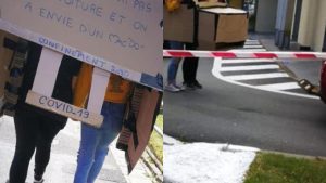 Mamá-e-hija-construyen-carro-de-cartón-para-comprar-en-Mcdonald´s