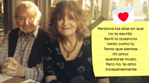 El esposo más lindo, escribió a su esposa un poema diario por 25 años