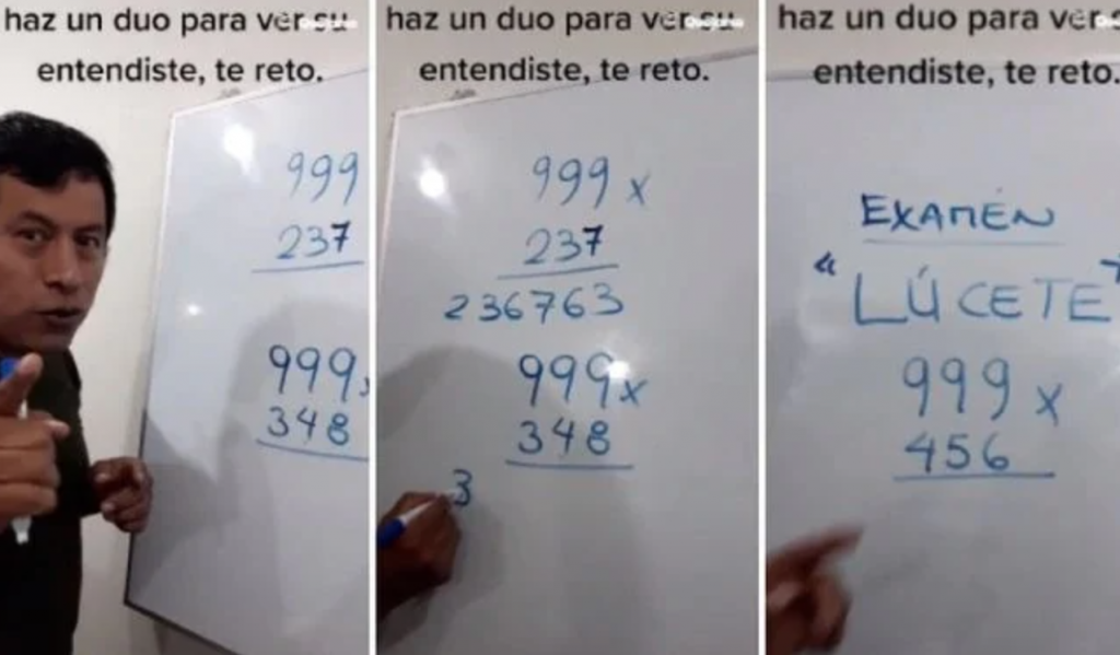 Pierde su trabajo y ahora da clases de matemáticas en TikTok