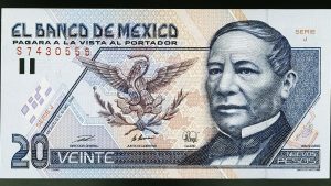 Billete de 20 pesos