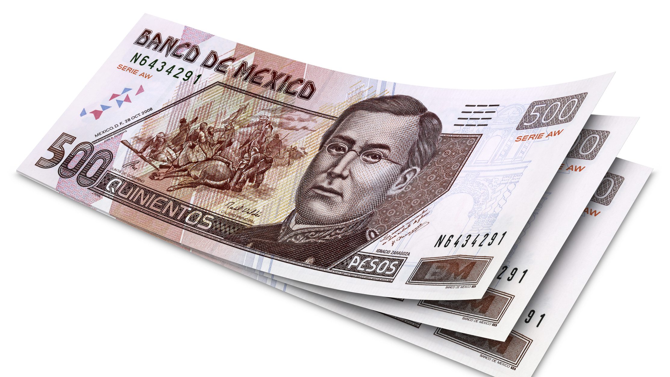 billetes de $500