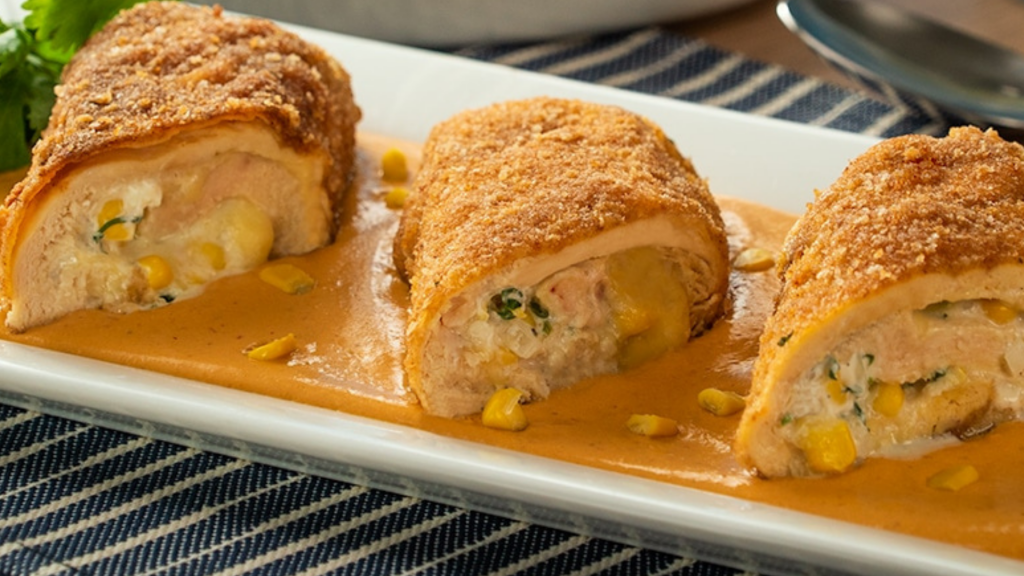 Para hacer en casa: delicioso pollo en salsa de chipotle relleno de queso y  espinacas