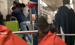 Pelea en Metro