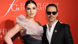 Marc Anthony y Nadia Ferreira.