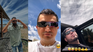 Famosos viven el Eclipse