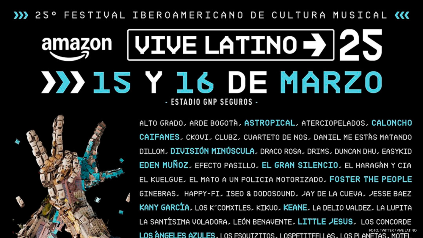 Edén Muñoz y Los Angeles Azules lideran el festival Vive Latino 2025.