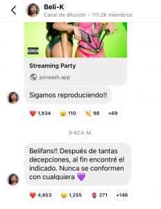 Belinda declara nuevo romance.